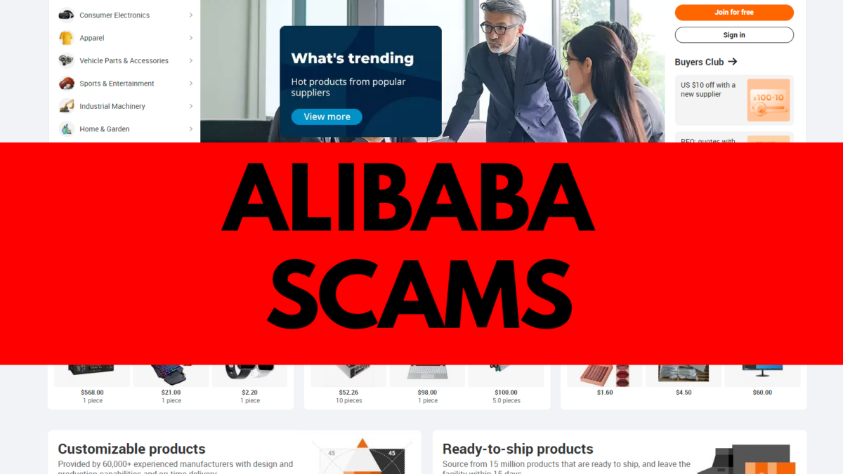 Alibaba Scams: How to Identify and Avoid Them